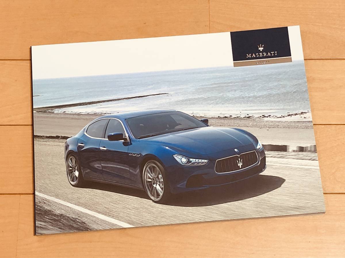 ***[ new goods ] MASERATI Maserati Ghibli ** Japanese edition thickness . catalog 2014 year of model ***