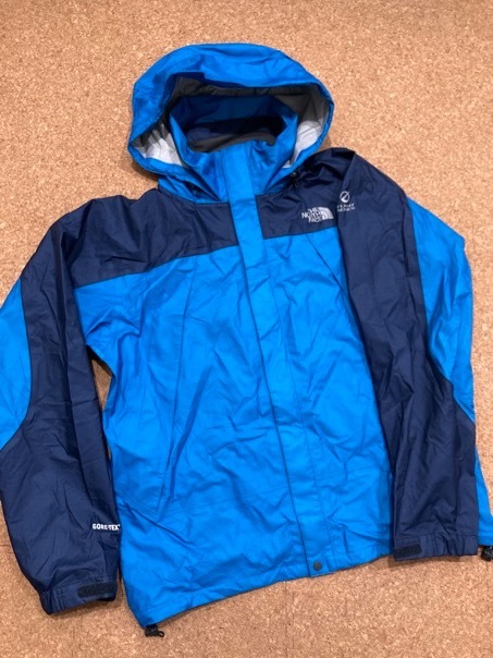 レア★ノースフェイス レインテックスフライト ジャケット GORE-TEX 青/紺 M NP10710★防水透湿 マウンテンパーカー 登山 レインウェア_画像1