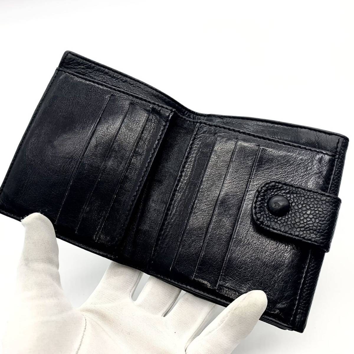 極美品】シャネル CHANEL 財布 二つ折り財布 ウォレット サイフ wallet
