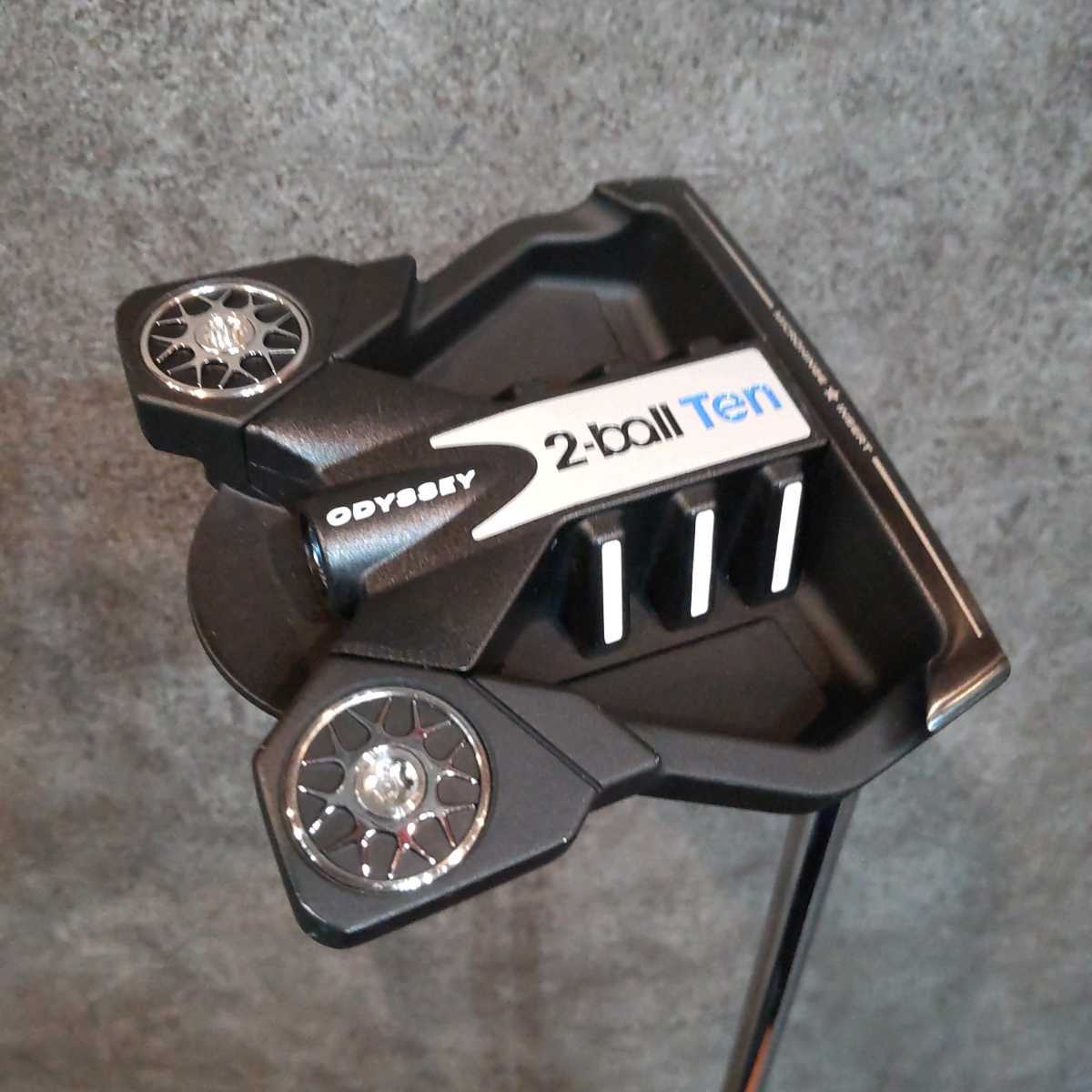 【気質アップ】ゴルフ美品パター オデッセイ 2-BALL TEN S 33インチ シングルベンド(中古
