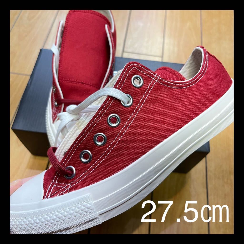 ☆新品・撥水☆CONVERSE ALLSTAR 100 CRIMSONRED OX コンバース　オールスター　100 クリムゾンレッド　ロー　チャックテイラー