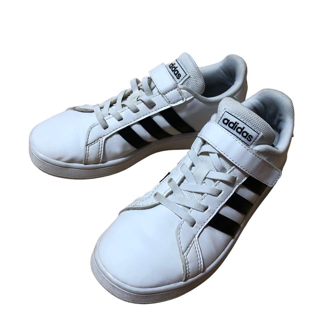 adidas Adidas спортивные туфли Kids Grand пальто C Junior 21.5 22.0