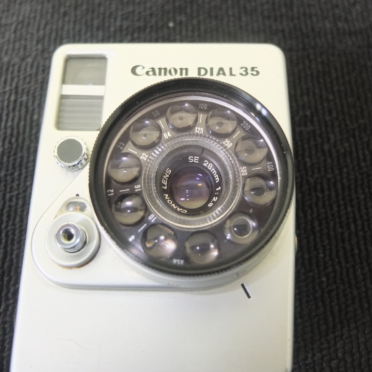 ジャンク Canon/キャノン DIAL35 カメラ SE 28mm 1:2.8の画像10