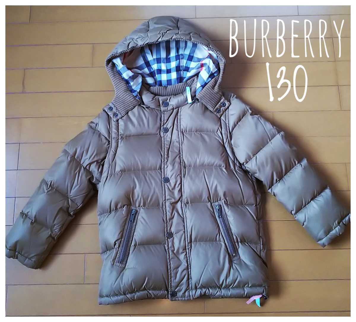 2年保証』 LONDON BURBERRY 130 茶色 2wayコート バーバリー 男女兼用