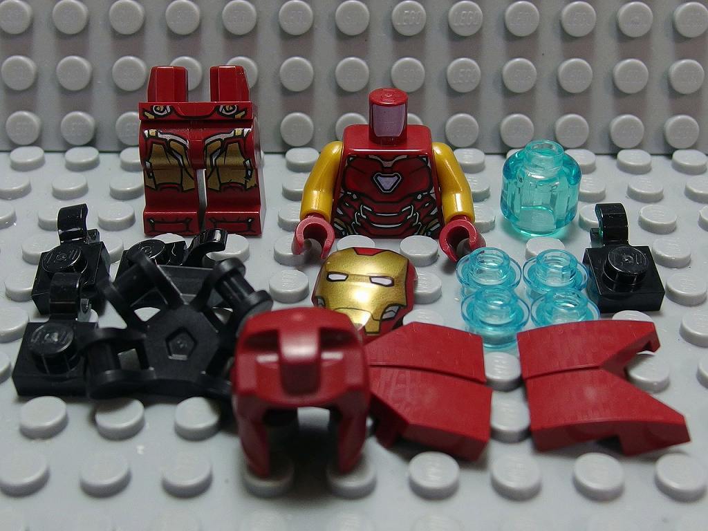 ★LEGO★ミニフィグ【スーパーヒーローズ】Iron Man Mark 85 Armor_A(sh824)_画像6