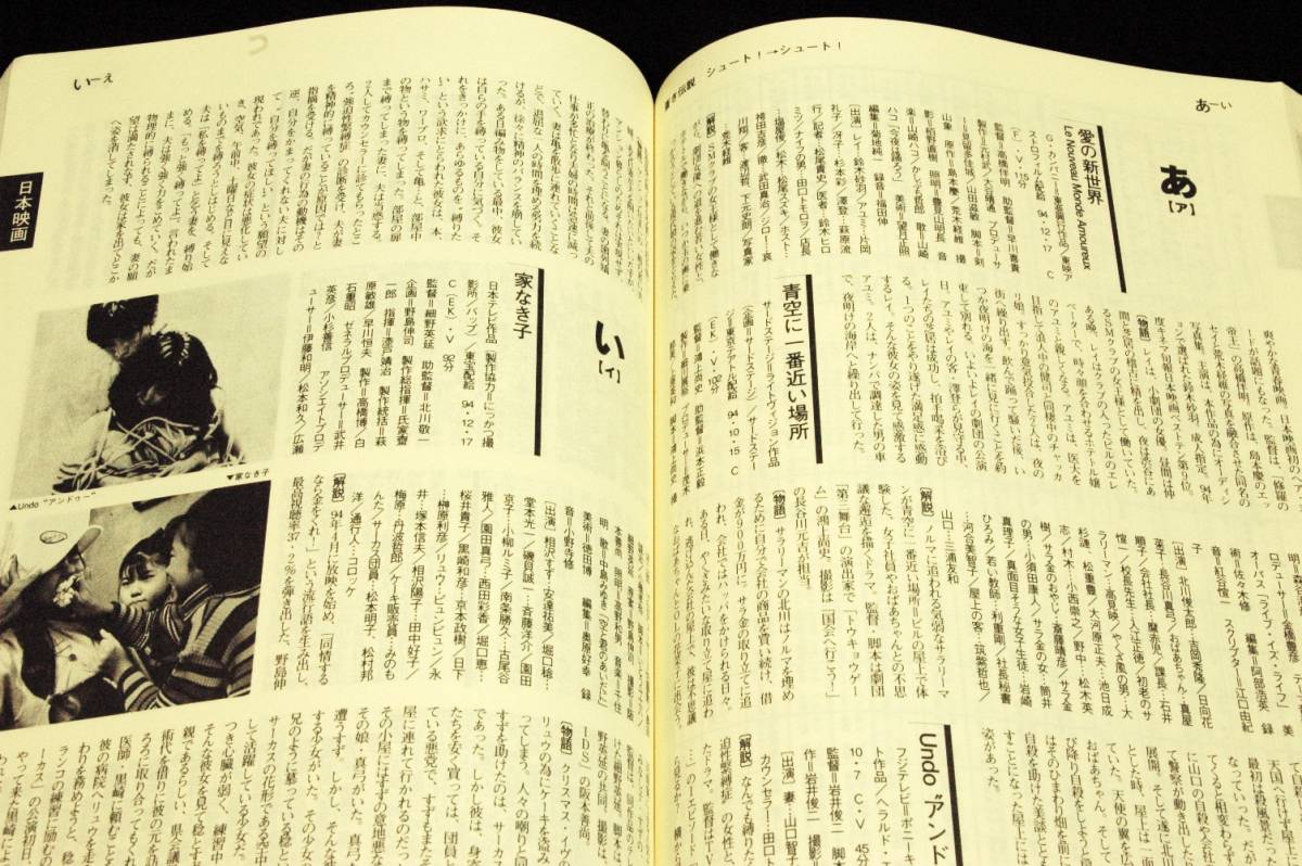 絶版■キネマ旬報別冊【キネ旬 映画ビデオイヤーブック1995】平成7年-外国映画/日本映画/受賞リスト/映画祭.特集上映/映画業界総括.決算_画像8