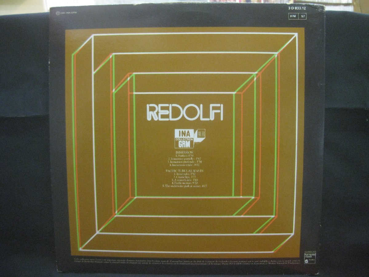 Michel Redolfi / Redolfi / Immersion / Pacific Tubular Waves / 3Dメガネ付き ◆LP6668NO OWP◆LP_画像2