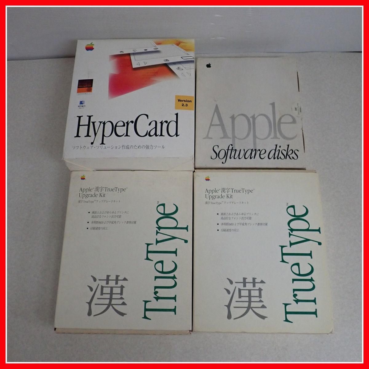 ◇Apple Macintosh Mac OS/HyperCard/Alice/漢字TrueType等 CD-ROM 3.5インチFD ソフトウェア まとめて大量セット【40の画像3