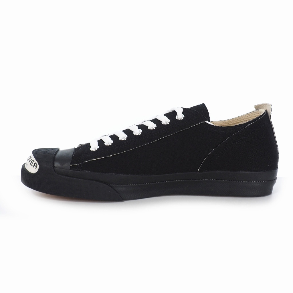 未使用品 アンダーカバー UNDERCOVER 22AW TOE LOGO CANVAS SNEAKERS キャンバス ロゴ ローカット スニーカー 黒 ブラック L 27-27.5cm_画像3