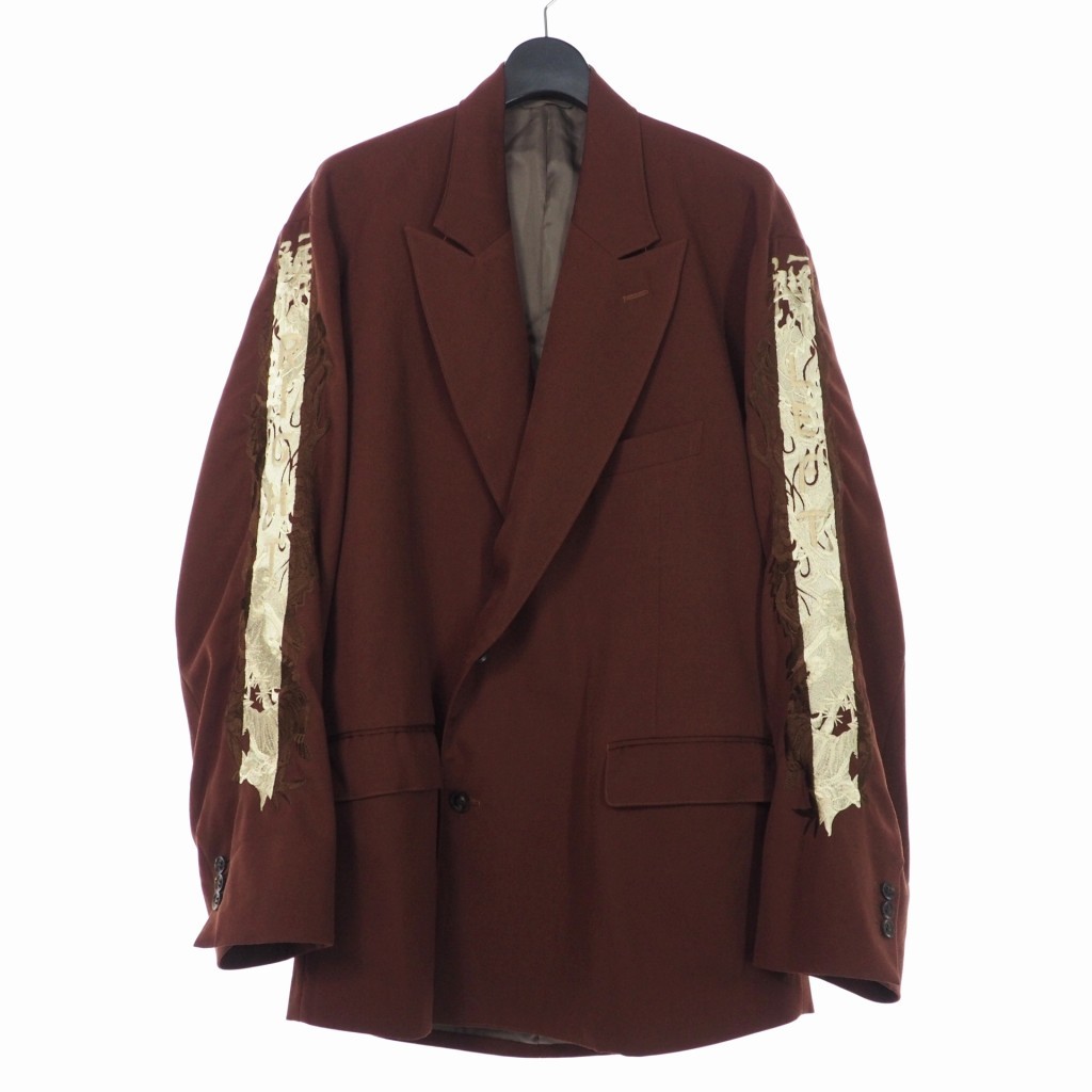 ダブレット Doublet 19AW カオス 刺?ロゴ テーラードジャケット M