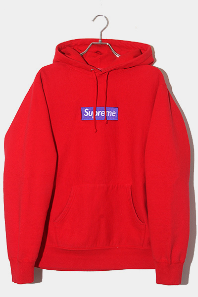 17AW Supreme シュプリーム Box Logo Hooded Sweatshirt ボックスロゴ フーデッドスウェットシャツ パーカー L Red レッド /● メンズ