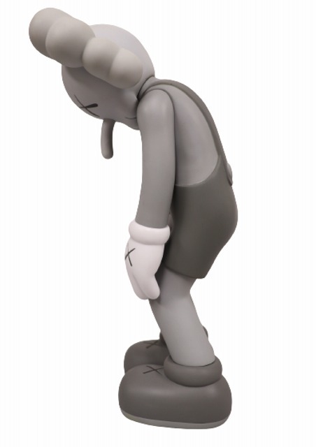 メディコムトイ MEDICOM TOY KAWS SMALL LIE カウズ フィギュア グレー