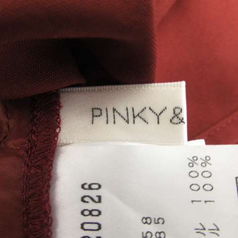  Pinky & Diane булавка большой PINKY&DIANNE узкая юбка mi утечка длина талия ремень имеется одноцветный 36 бордо /YK10 женский 