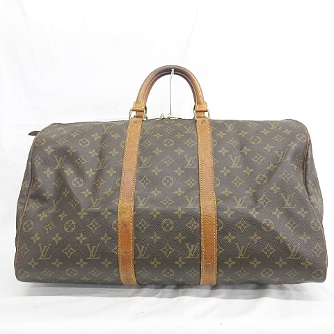 ルイヴィトン LOUIS VUITTON モノグラム キーポル50 ボストンバッグ