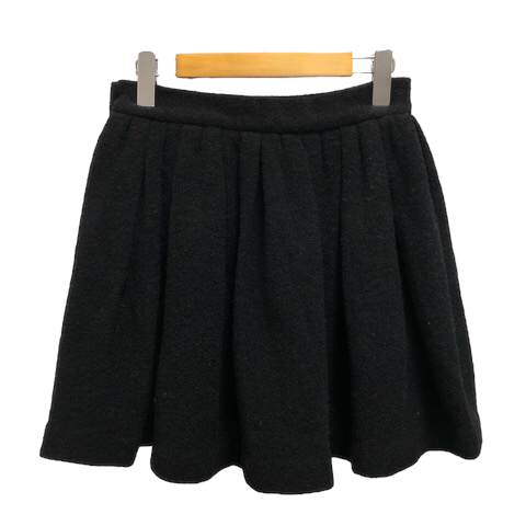  Ray Beams Ray Beams flair skirt gya The - mini height wool .0 black black lady's 