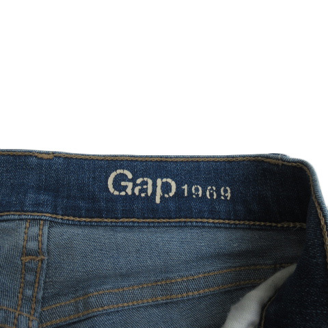 ギャップ GAP パンツ ジーンズ デニム スリム ストレート 22 青 ブルー レディース_画像3