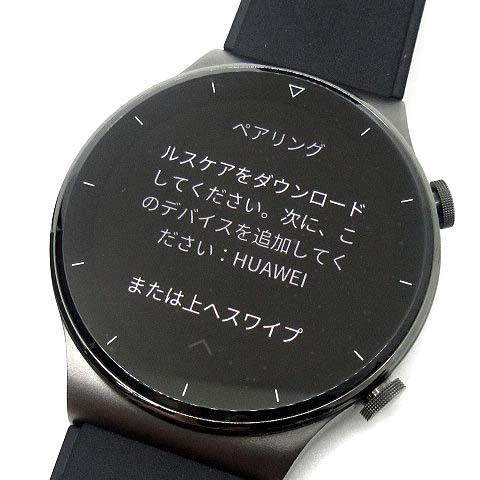 ファーウェイ HUAWEI WATCH GT 2 Pro VID-B19 スマートウォッチ 腕時計 ナイトブラック メンズ
