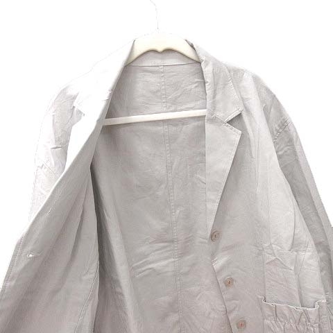  Person's PERSON\'S tailored jacket одиночный L светло-серый /CT #MO женский 