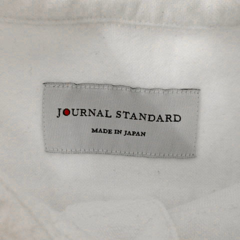 ジャーナルスタンダード JOURNAL STANDARD シャツ 長袖 ボタンダウン コットン 日本製 ホワイト 白 XL メンズ_画像7