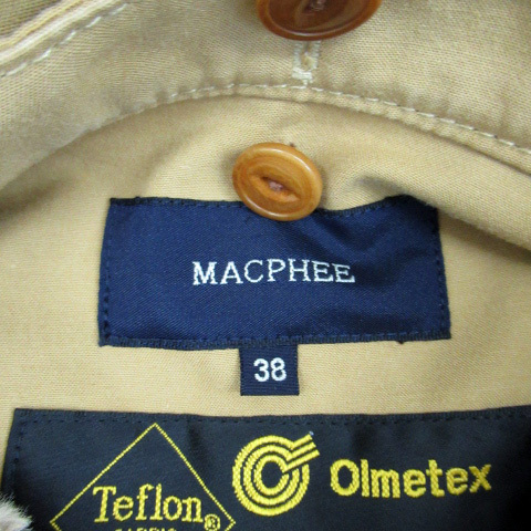  McAfee MACPHEE Tomorrowland отложной воротник жакет средний длина подкладка имеется 38 бежевый /SM36 женский 