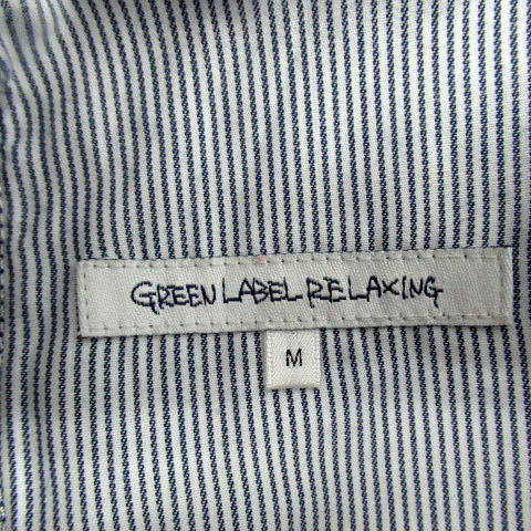 グリーンレーベルリラクシング ユナイテッドアローズ green label relaxing ストレートパンツ アンクル丈 無地 M グレー /SM36 メンズ_画像5