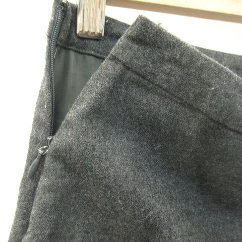  ef-de ef-detia-do юбка мини длина одноцветный шерсть 7 серый /YK14 женский 