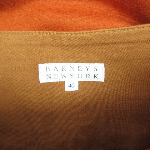  Barneys New York BARNEYS NEW YORK flair юбка mi утечка длина шерсть 40 orange /YM36 женский 