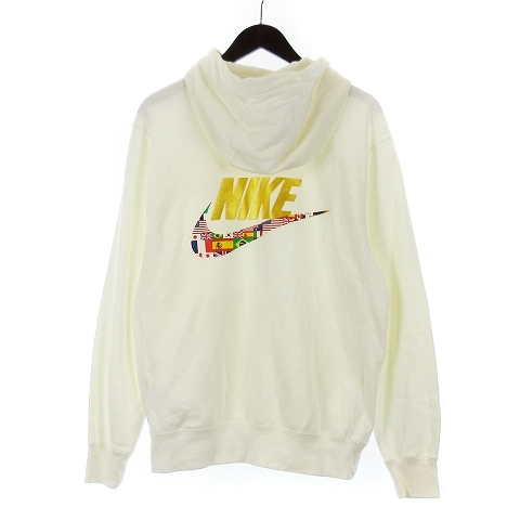 ナイキ NIKE AS M NSW HOODIE FZ FT フルジップ フレンチテリー フーディ パーカー 長袖 プリント CZ2829-100 ホワイト M メンズ_画像1