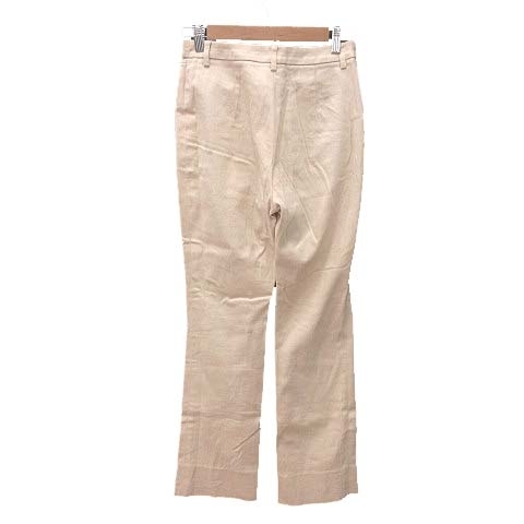  Michel Klein MICHEL KLEIN slacks pants flair long stretch 40 light beige /CT #MO lady's 