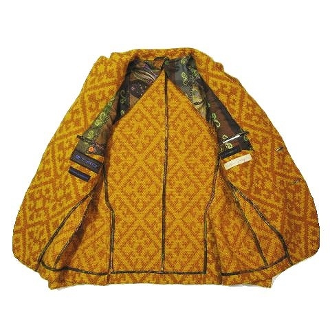 ジャケット ヤフオク! ETRO ブロケード ジャガード テーラ... - 13AW