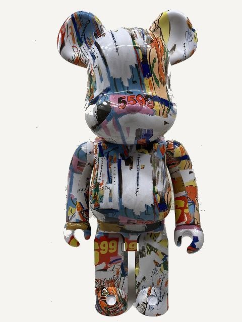 ベアブリック BE@RBRICK ANDY WARHOL x JEAN-MICHEL BASQUIAT #1 1000% バスキア アンディウォーホール メディコムトイ フィギュア_画像2