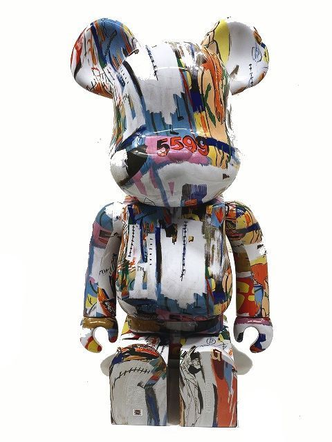 ベアブリック BE@RBRICK ANDY WARHOL x JEAN-MICHEL BASQUIAT #1 1000% バスキア アンディウォーホール メディコムトイ フィギュア_画像4