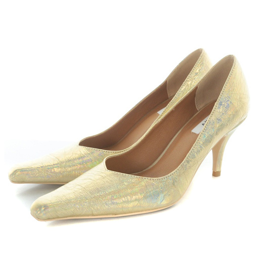 アメリヴィンテージ Ameri VINTAGE 21AW METALLIC CANDY PUMPS メタリック パンプス ピンヒール S 22.5-23cm ゴールド色 /SR20 レディース_画像1