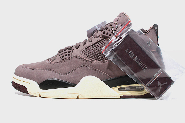 27cm 未使用品 A Ma Maniere × NIKE ア・マ・マニエール ナイキ AIR JORDAN 4 RETRO SP 'Violet Ore' エアジョーダン4 US9 DV6773-220/●_画像1