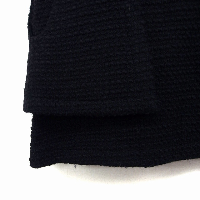 ツモリチサト TSUMORI CHISATO サンプル品 台形スカート ミニ ツイード ブラック 黒 /FT47 レディース_画像6