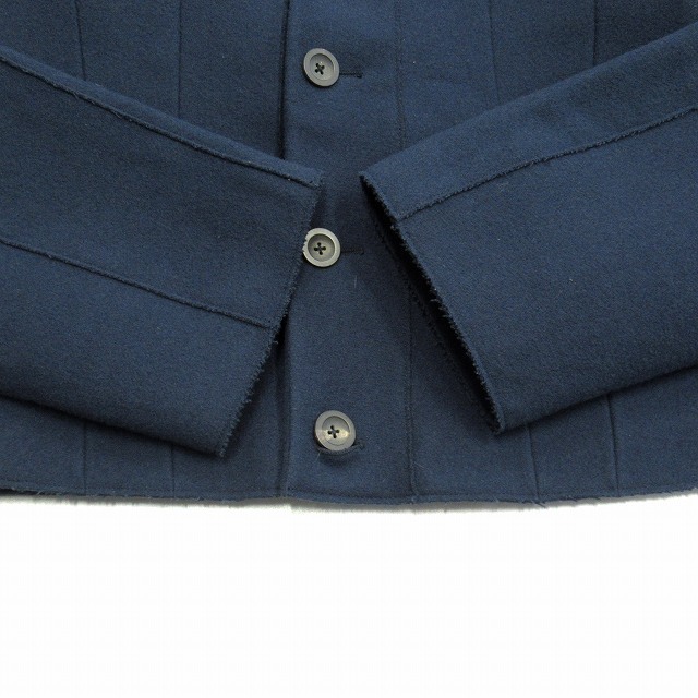 美品 ジルサンダー JIL SANDER メルトンウール ジャケット ブルゾン