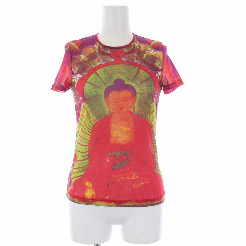 有名な高級ブランド VIVIENNE TAM ヴィヴィアンタム 仏像 Tシャツ T