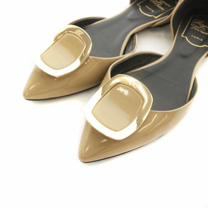 ロジェヴィヴィエ ROGER VIVIER パンプス ポインテッドトゥ フラット
