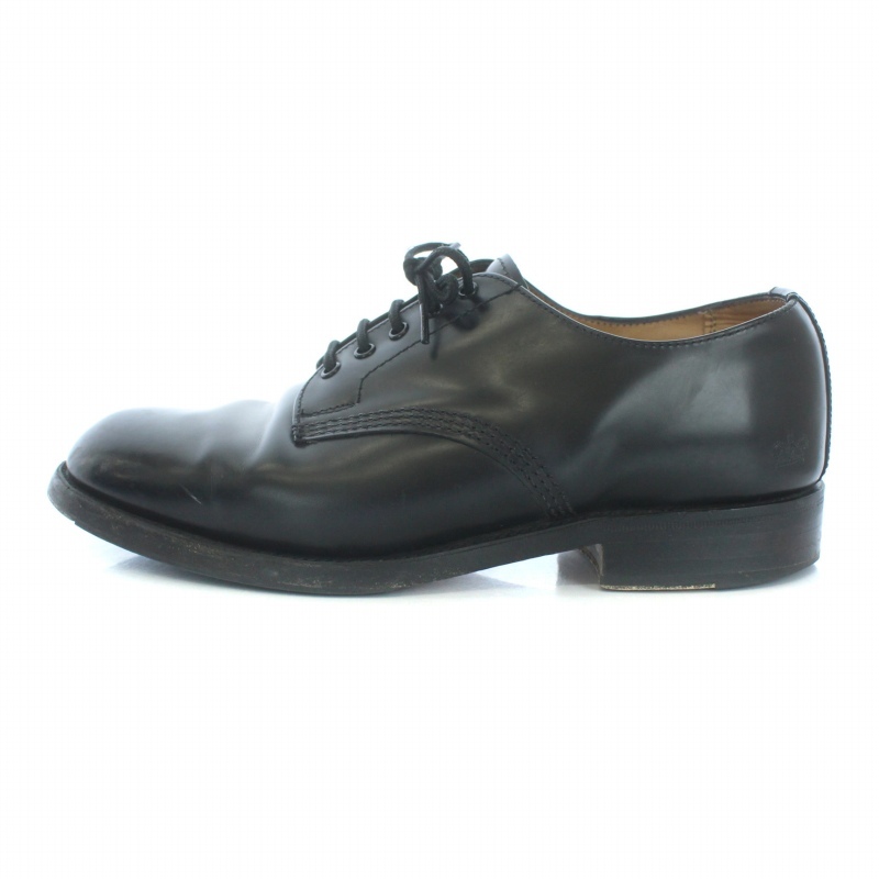 サンダース SANDERS FEMALE PLAIN TOE SHOE ドレスシューズ レースアップ レザー UK5.5 24.5cm 黒 ブラック 1052B /BM レディース_画像2