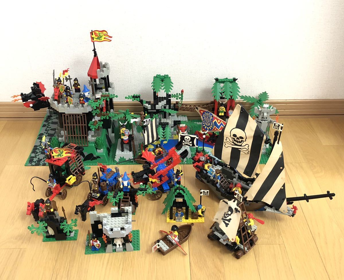 LEGO レゴ オールド まとめ売り お城 南海の勇者 海賊 ウルフ盗賊団 ドラゴンナイト オロンガ島 マジックドラゴン ミニフィグ の画像1