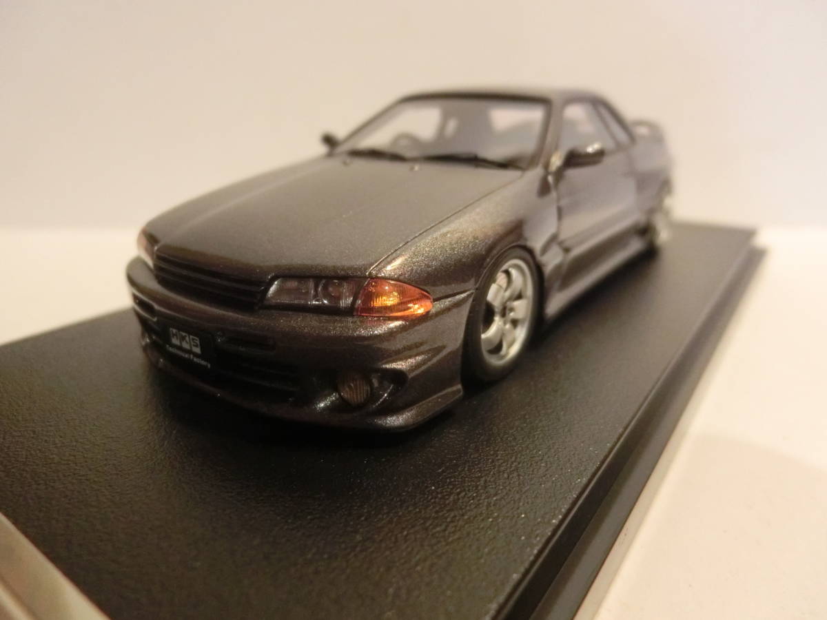 HPI製 1/43 HKS　ゼロアール　TF2005　ガングレイ　＊送料510円～ 　スカイライン　GT-R　R32　ガンメタ　Skyline　Zero-R　Gungrey　_画像4