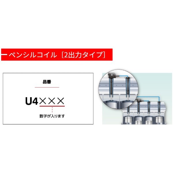 NGK イグニッションコイル 日産 コンドル NSQ1F24, NSQ2F24 22448-1KT0A 1本 U5280 送料無料_画像5