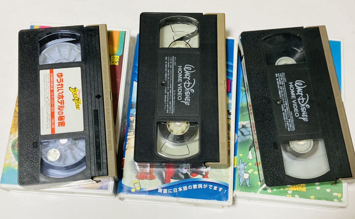 ディズニービデオ3本セット VHS メリーポピンズ ディズニーと歌おう ゆうれいホテルの秘密 幼児 子供向けの画像4