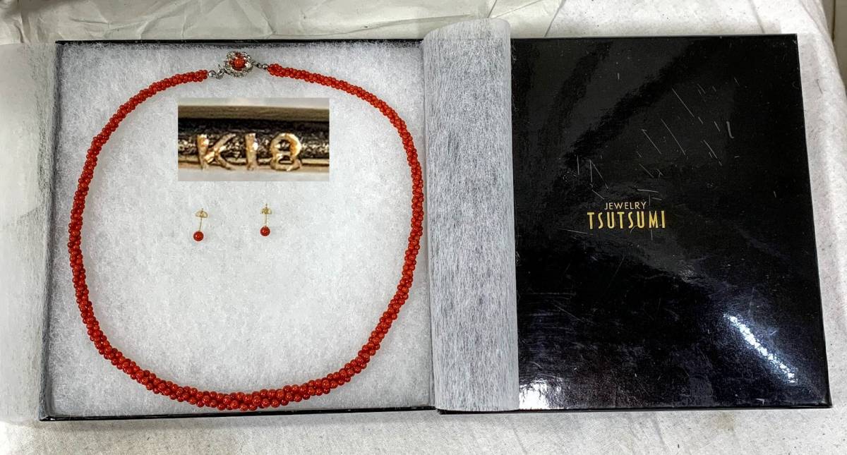 新作入荷!!】 赤血珊瑚/あかさんご TSUTSUMI JEWELRY ジュエリーツツミ