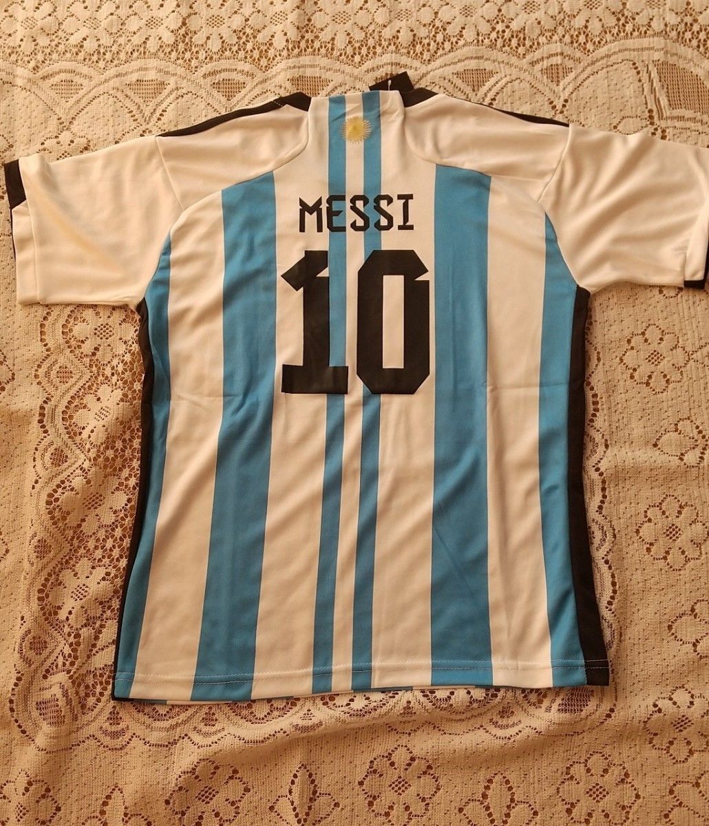 サッカーユニフォーム レプリカ メッシ アルゼンチン代表 キッズ 140cm k 通販