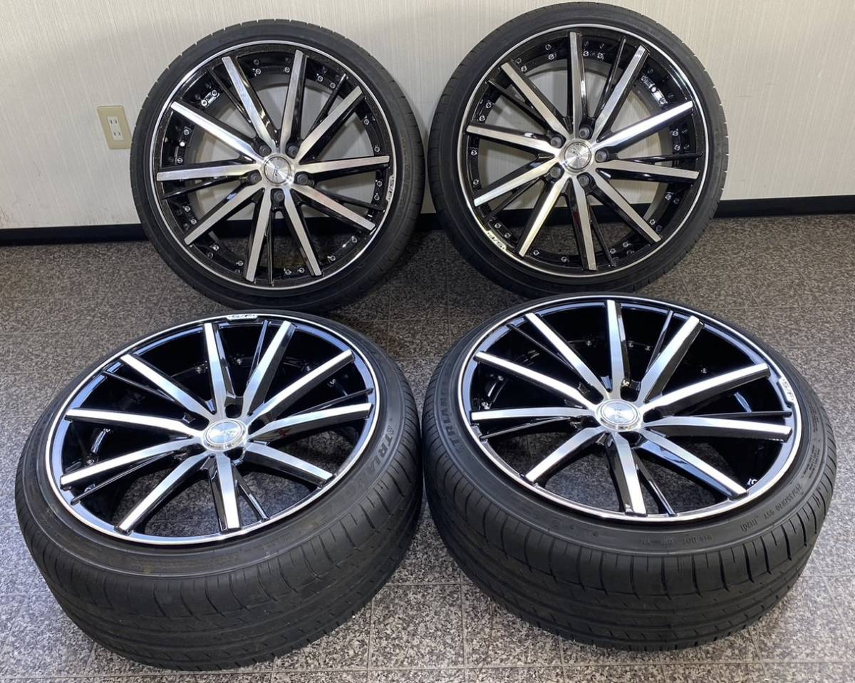 ★美品★【KYOHO STEINER SF-V】245/35ZR20 TRIANGLE【2021年】20X9.5J ET38 5H/114.3 4本セット！バリ溝！アルファード、ヴェルファイア_画像1