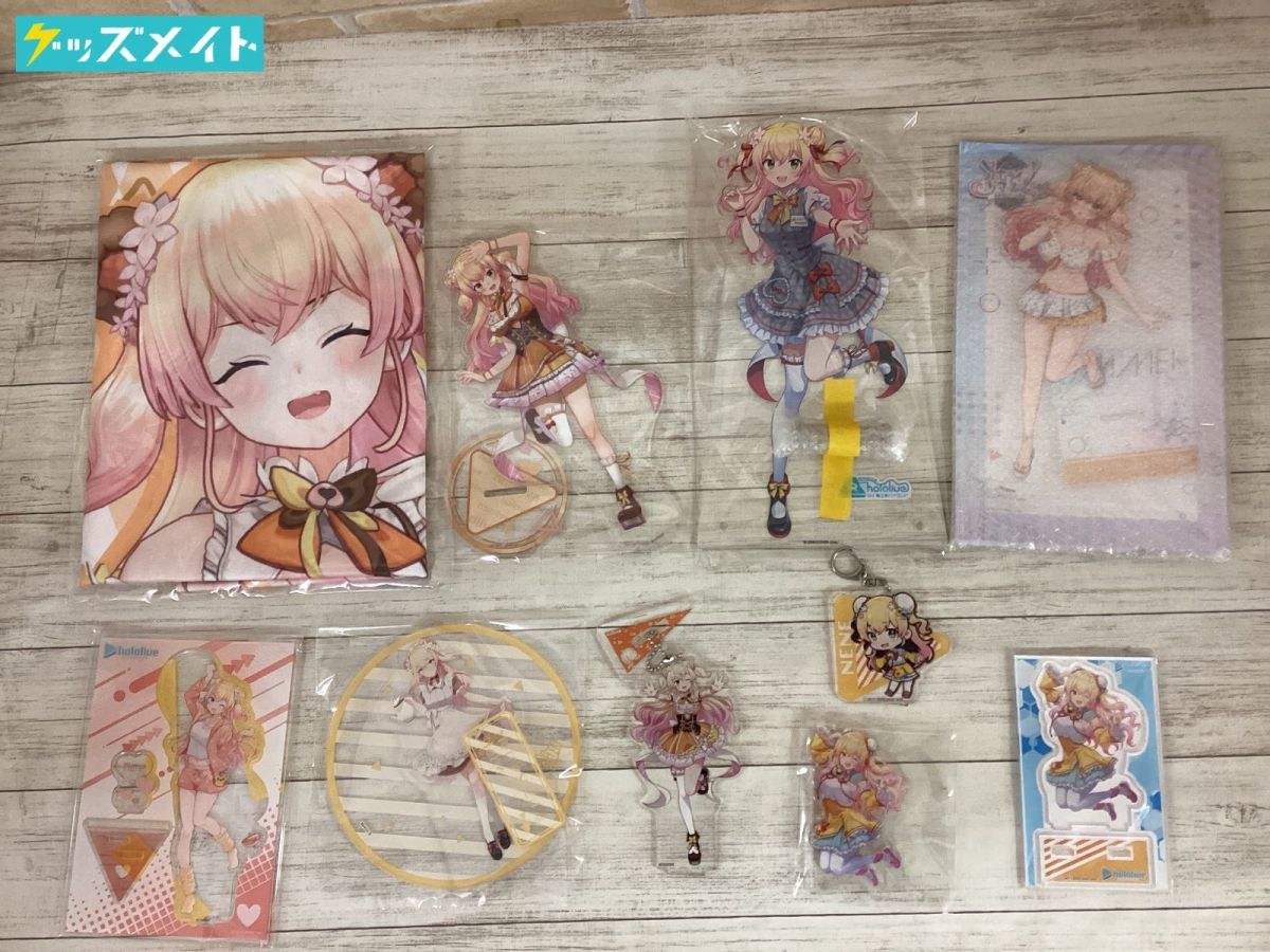 【現状】VTuber ホロライブ 桃鈴ねね グッズ まとめ売り アクリルスタンド アクリルキーホルダー 他 計10点
