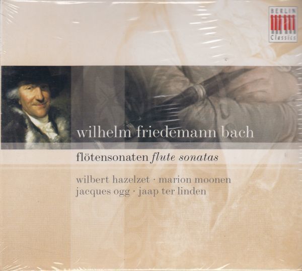 [CD/Berlin Classics]W.F.バッハ:2つのフルートとピアノのための三重奏曲イ短調他/W.ハーツェルツェト(fl)&M.モーネン(fl)&J.オグ(p)_画像1