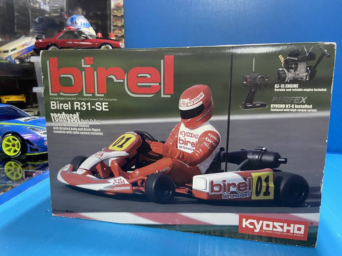 絶版新品未使用☆birel R31-SE GZ-15エンジン付きカート☆京商 絶版新品未使用☆birel R31-SE GZ-15エンジン付きカート☆京商