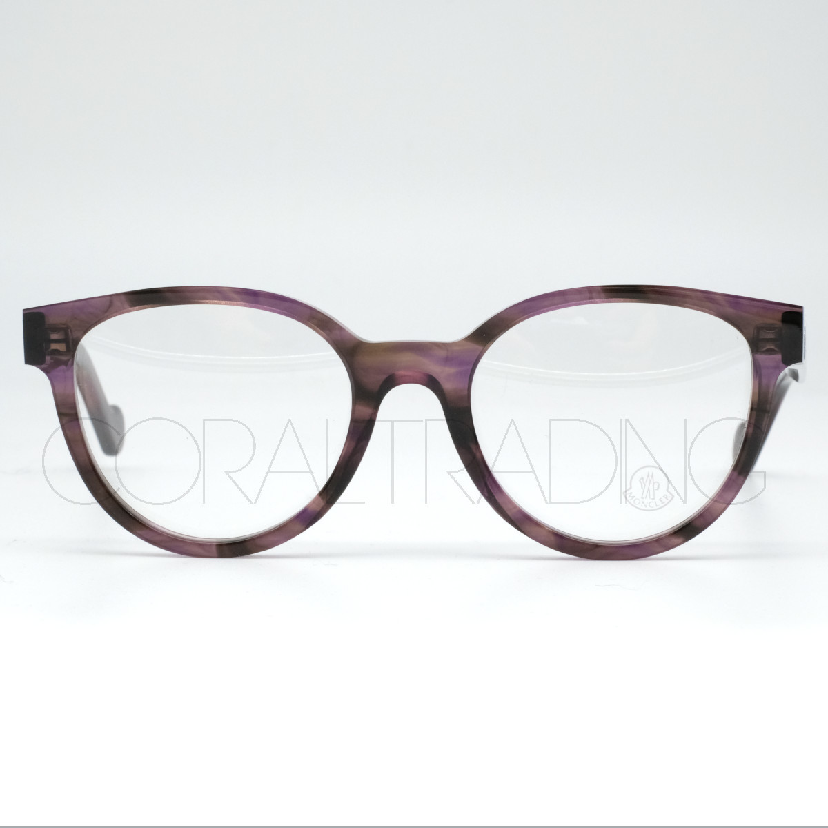 小物MONCLER ML5041 083 モンクレール クリアパープル メガネ 眼鏡